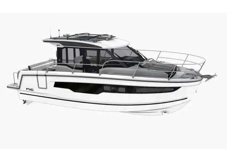 Slide: The Image of Manufacturer Provided Image: 2025 Jeanneau NC 895 Series 2 boat, sleek design, white exterior, modern cabin cruiser. - 12