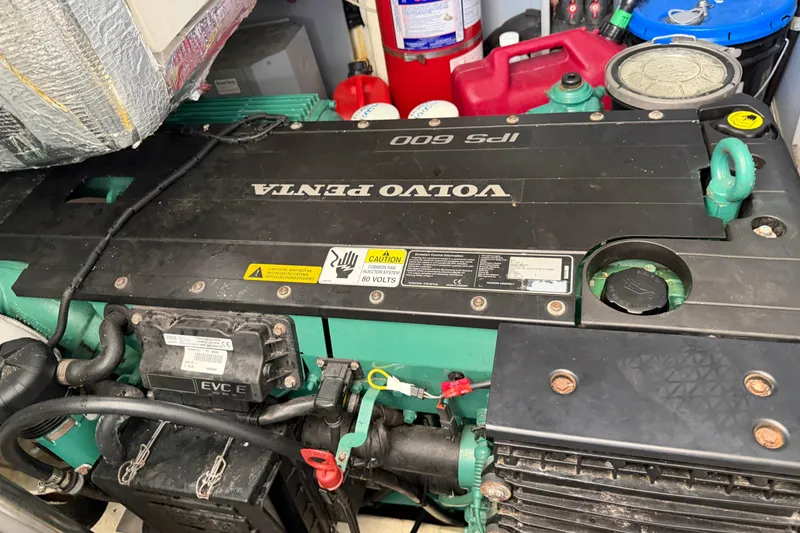 Slide: The Image of Engine room of 2016 Cranchi Eco Trawler 53 with Volvo Penta IPS 600 engine. - 30