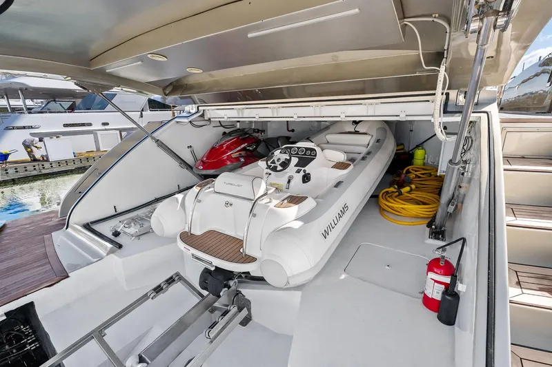 Slide: The Image of AB 116 Motoryacht 2013 with tender and jet ski in stern area. - 24