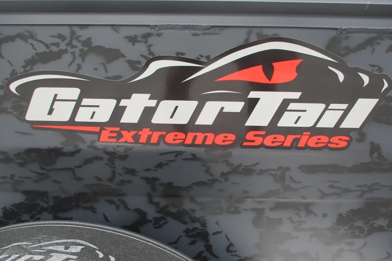 Slide: The Image of GatorTail Extreme Series logo on 2026 Gatortail 1860 EXTREME C.C. boat. - 11