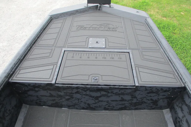 Slide: The Image of 2026 Gatortail 1860 EXTREME C.C. boat deck with textured surface and ruler markings. - 6