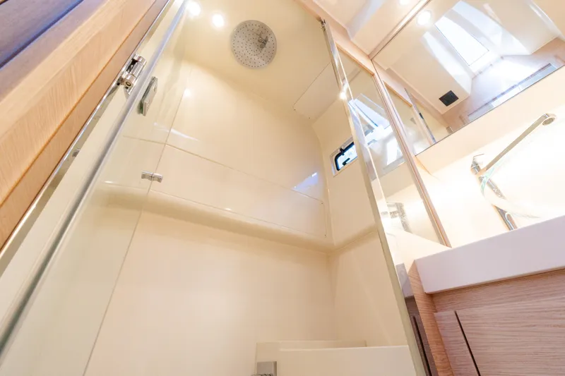 Slide: The Image of Luxurious bathroom interior of 2023 Solaris Power 44 Open yacht. - 95