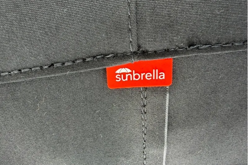 Slide: The Image of Gray fabric with red Sunbrella tag, related to Key West 1720 Center Console 2026. - 30