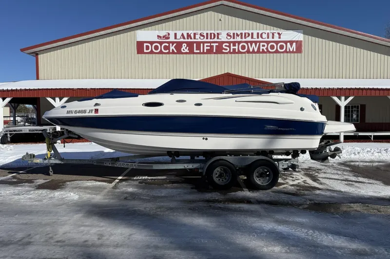 The Image of 2005 Chaparral Sunesta 236 boat on trailer at Lakeside Simplicity showroom. - 0