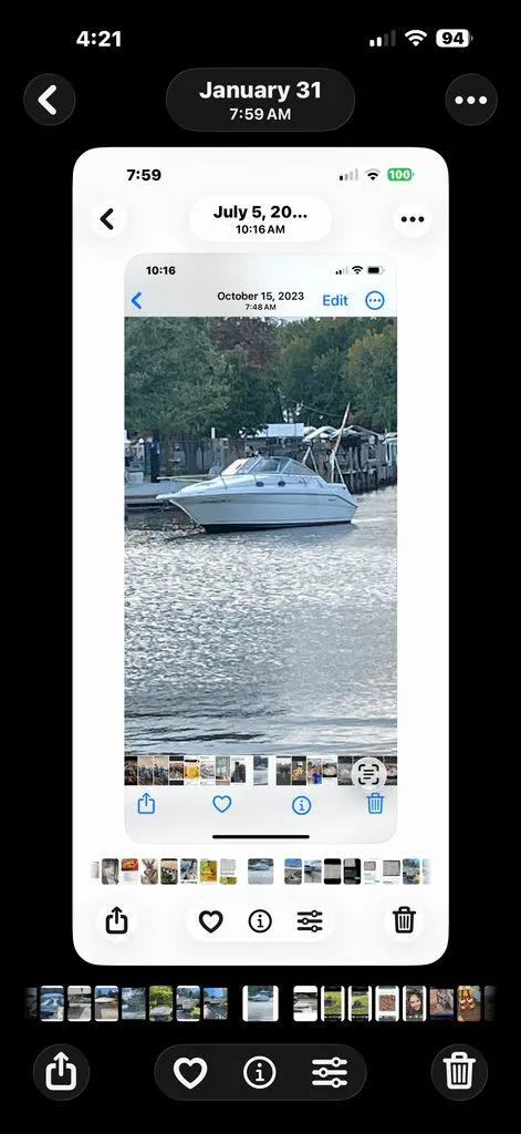 Slide: The Image of Sea Ray 270 Sundancer 1995 - 1