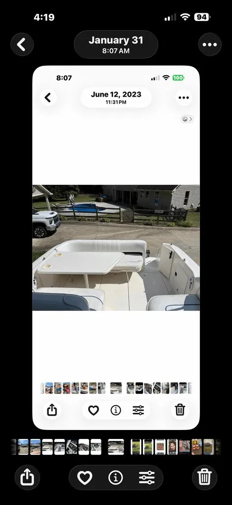 Slide: The Image of Sea Ray 270 Sundancer 1995 - 10