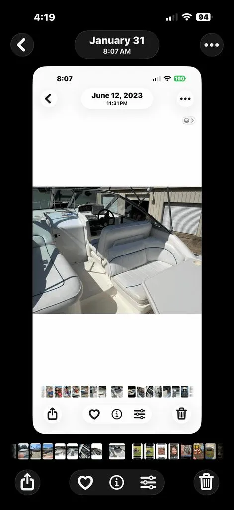 Slide: The Image of Sea Ray 270 Sundancer 1995 - 11