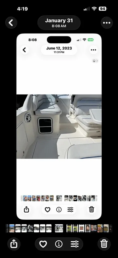 Slide: The Image of Sea Ray 270 Sundancer 1995 - 12