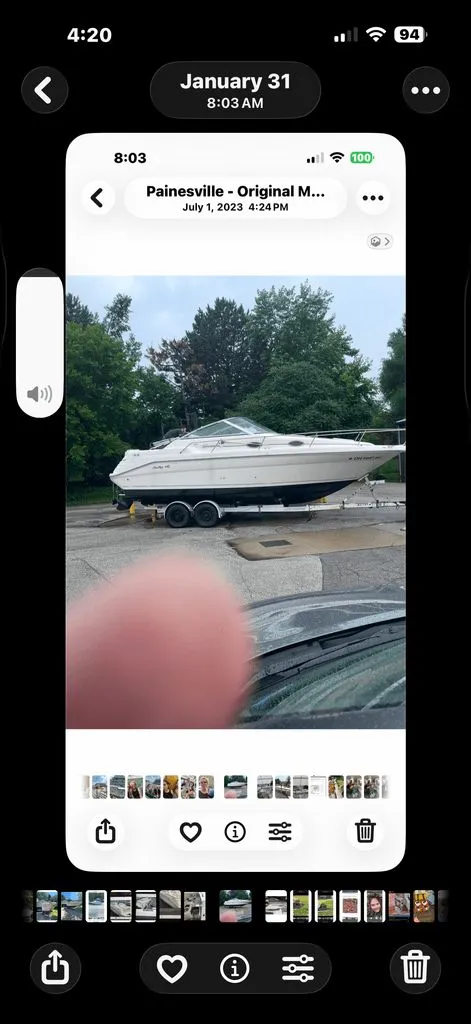 Slide: The Image of Sea Ray 270 Sundancer 1995 - 5