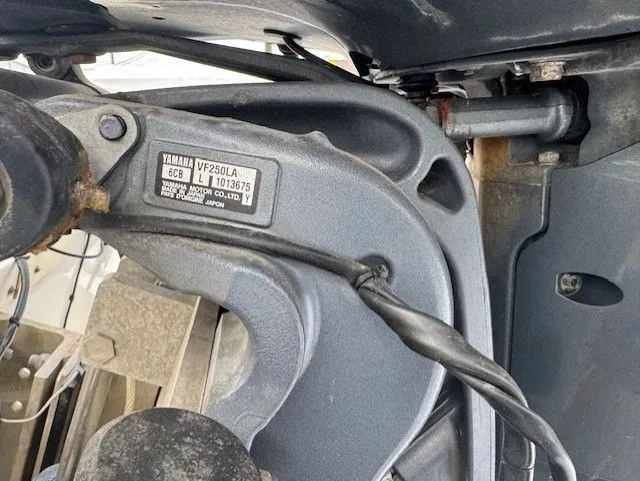 Slide: The Image of Yamaha VF250LA engine on a 2017 Skeeter ZX22 boat. - 5