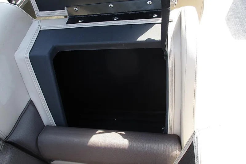 Slide: The Image of Storage compartment in 2026 Bentley Pontoons Fish 200 FWD CW boat. - 20