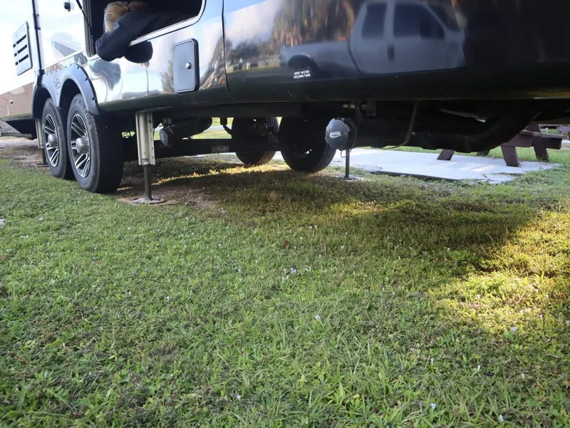 Slide: The Image of 2023 JAYCO North Point RV parked on grass. - 12