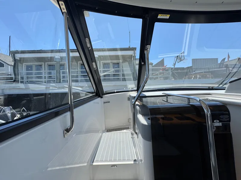 Slide: The Image of 2026 Regal 36 XO boat interior with sleek design and modern features. - 66