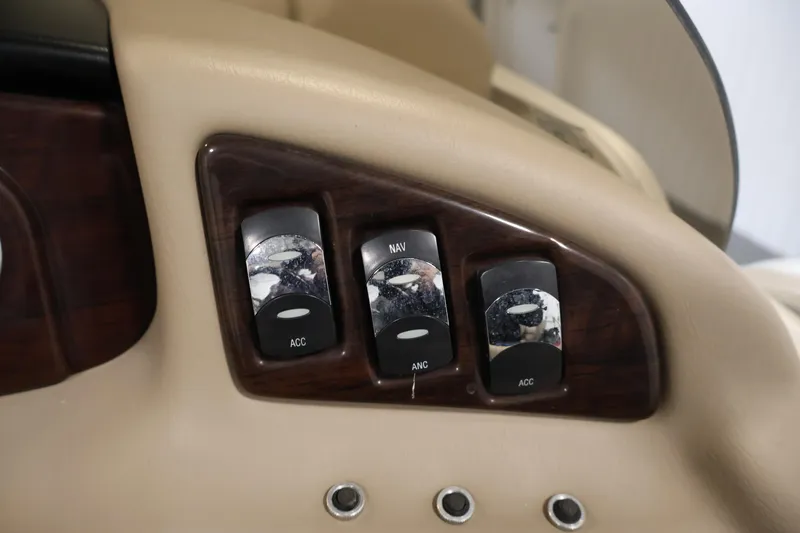 Slide: The Image of Control panel of 2012 Bennington 2275 GCW boat with accessory switches. - 26