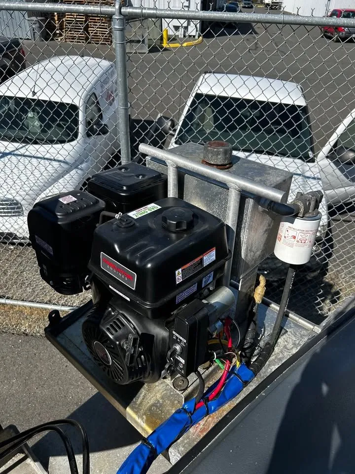 Slide: The Image of Engine of a 2020 Uniflite Custom Crab/Dive Boat. - 11