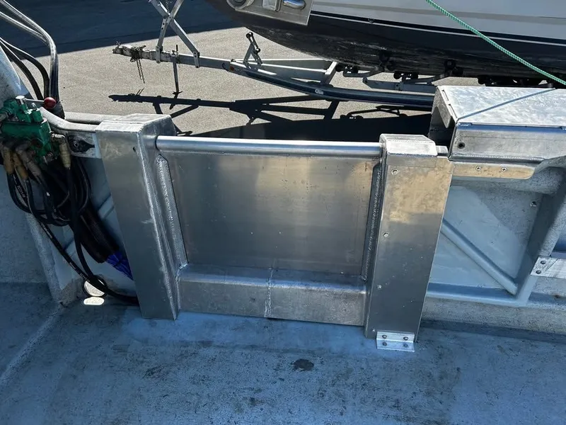 Slide: The Image of Uniflite Custom Crab/Dive Boat 2020 with sturdy metal gate. - 9