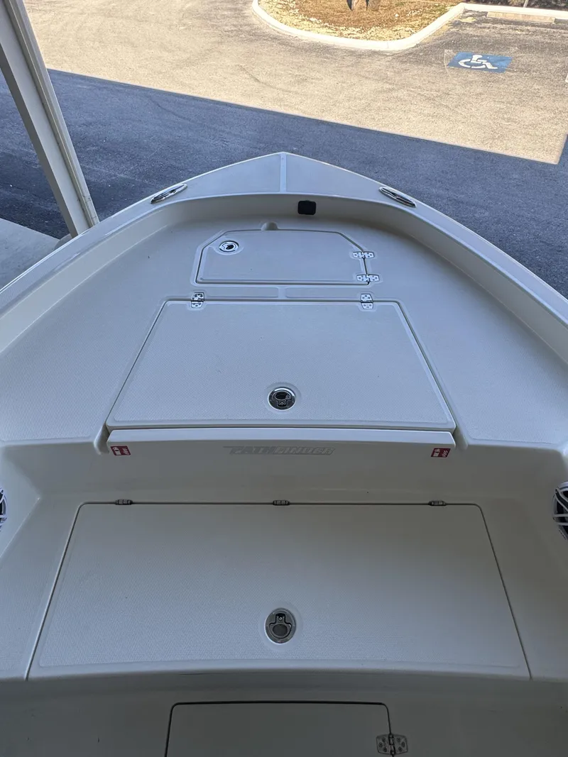Slide: The Image of Bow deck of a 2026 Pathfinder 2400 TRS boat. - 7