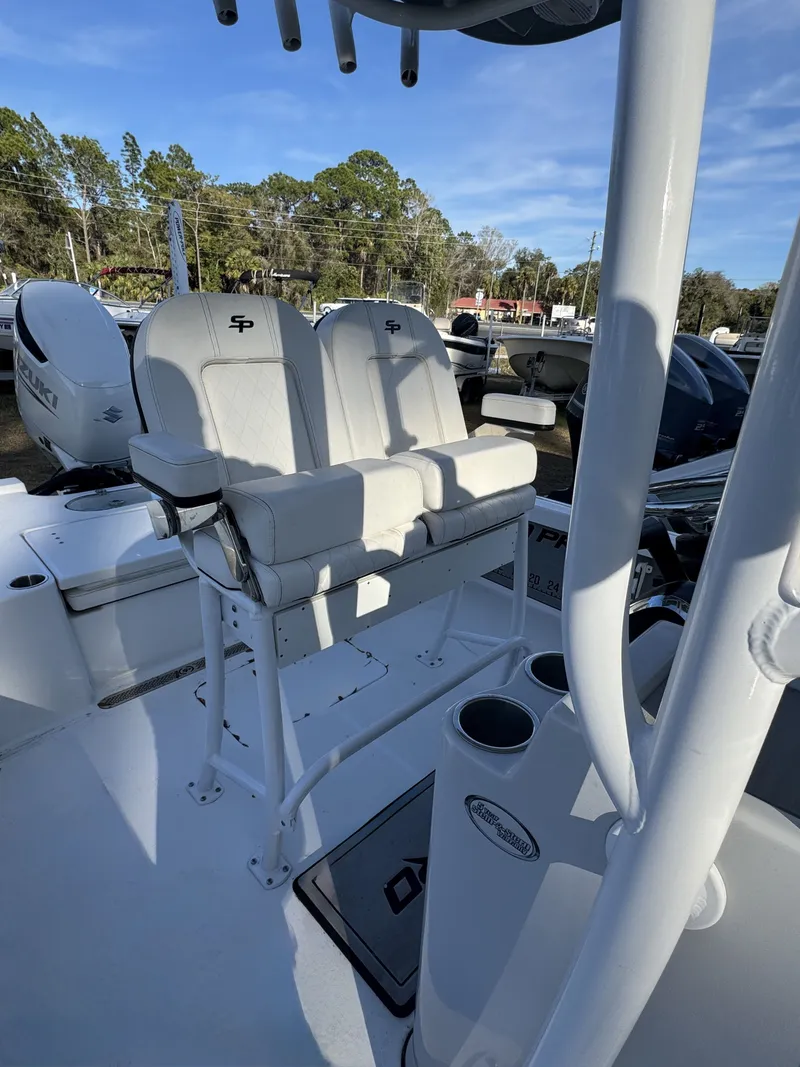 Slide: The Image of Interior of Sea Pro Bay 250 boat, model year 2025. - 16