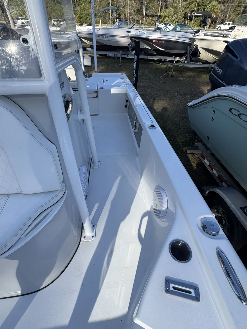 Slide: The Image of Interior view of Sea Pro Bay 250 boat, year 2025. - 42