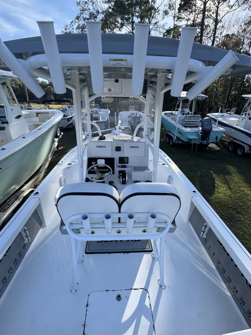 Slide: The Image of Interior view of the 2025 Sea Pro Bay 250 boat. - 48