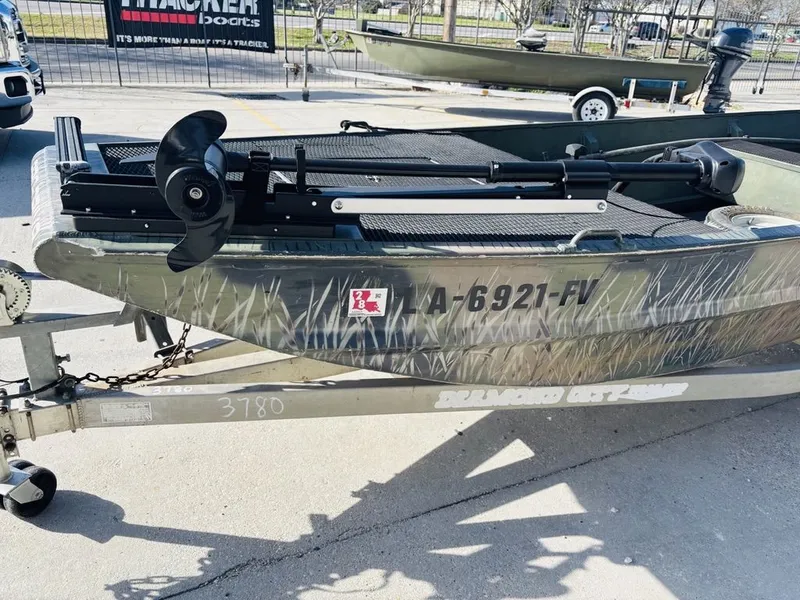 Slide: The Image of 2010 Prodrive 1864 boat on trailer, side view. - 5