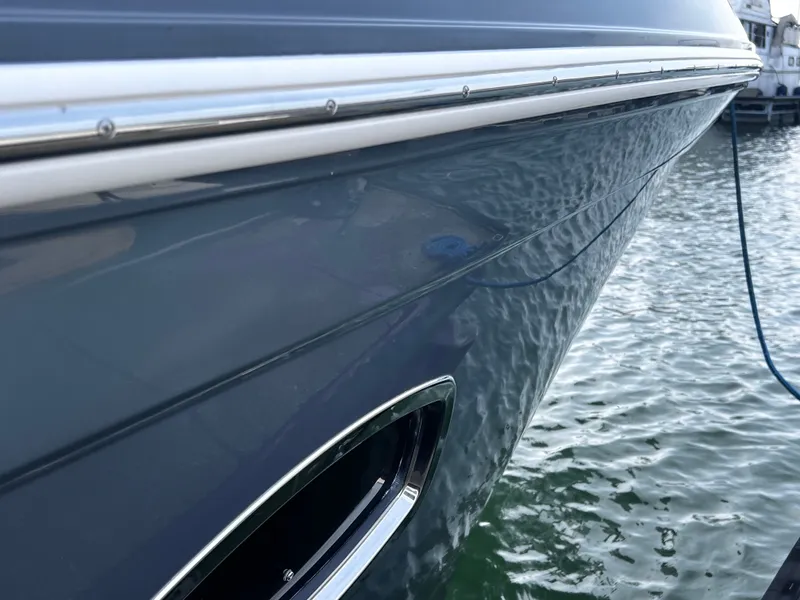 Slide: The Image of Close-up of Chaparral 337 SSX yacht, 2017 model, on water. - 3