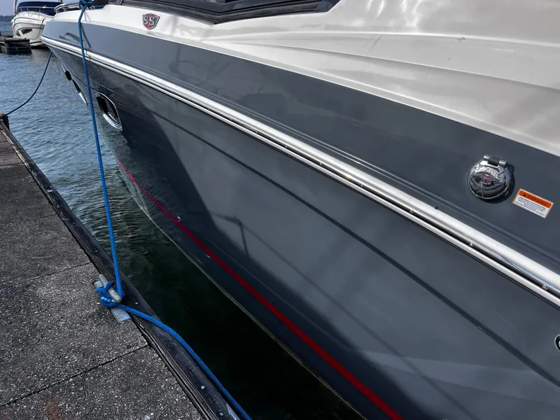 Slide: The Image of Chaparral 337 SSX 2017 docked with blue rope. - 41