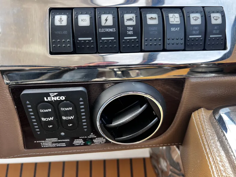 Slide: The Image of Control panel of Chaparral 337 SSX boat, year 2017. - 9