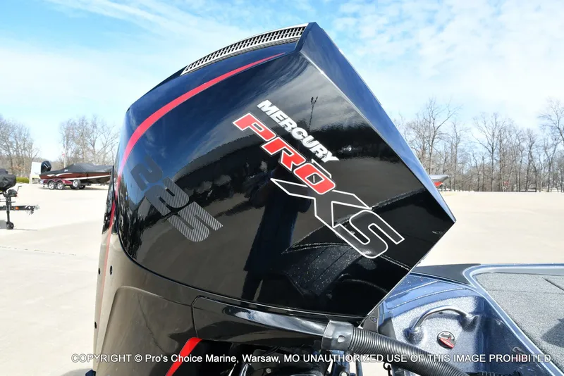 Slide: The Image of Mercury Pro XS outboard motor on Triton 19 TRX Patriot boat, 2022 model. - 20