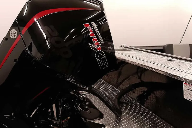 Slide: The Image of 2026 Smoker Craft Phantom 20 X2 Offshore with Mercury Pro XS engine. - 2