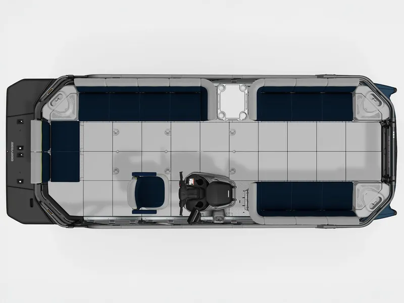 Slide: The Image of Top view of Sea-Doo Switch Cruise Limited 21, 2026 model. - 4