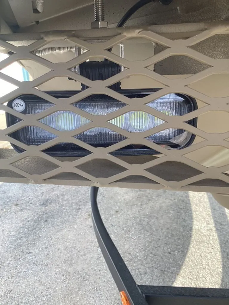 Slide: The Image of Close-up of a 2026 G3 Gator Tough 16 DK boat light. - 11