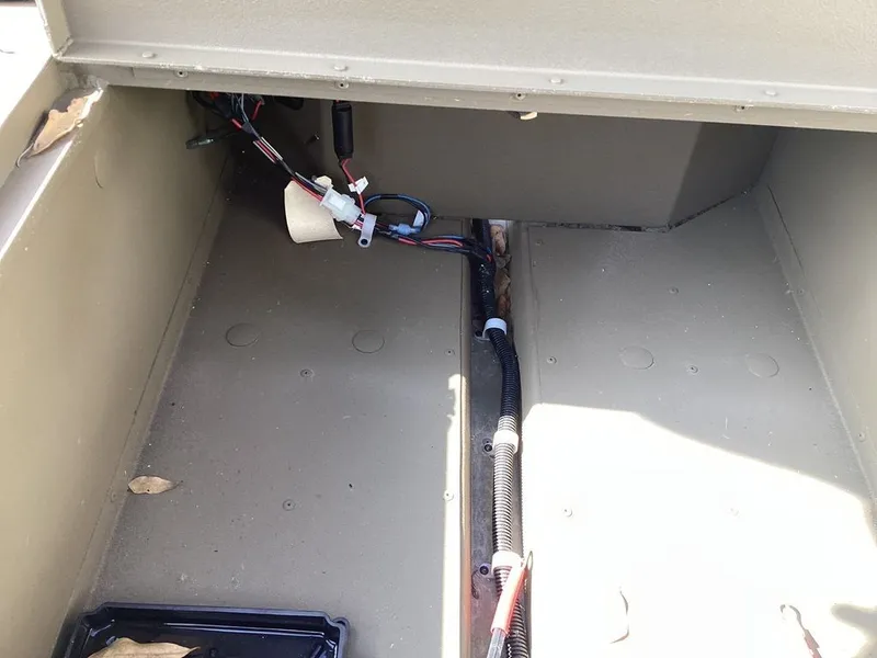 Slide: The Image of Interior of G3 Gator Tough 16 DK boat, year 2026. - 22