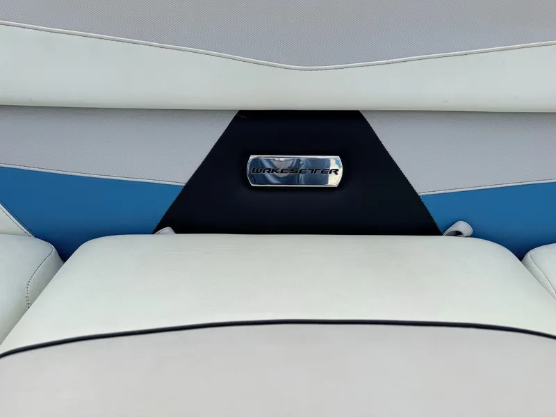 Slide: The Image of Interior of 2016 Malibu Wakesetter 22 VLX with logo. - 12