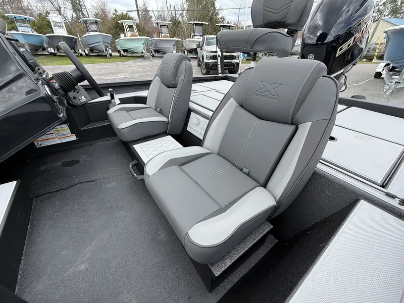 Slide: The Image of Interior of Xpress Hyper-Lift Bass Series H20 boat, year 2026. - 11