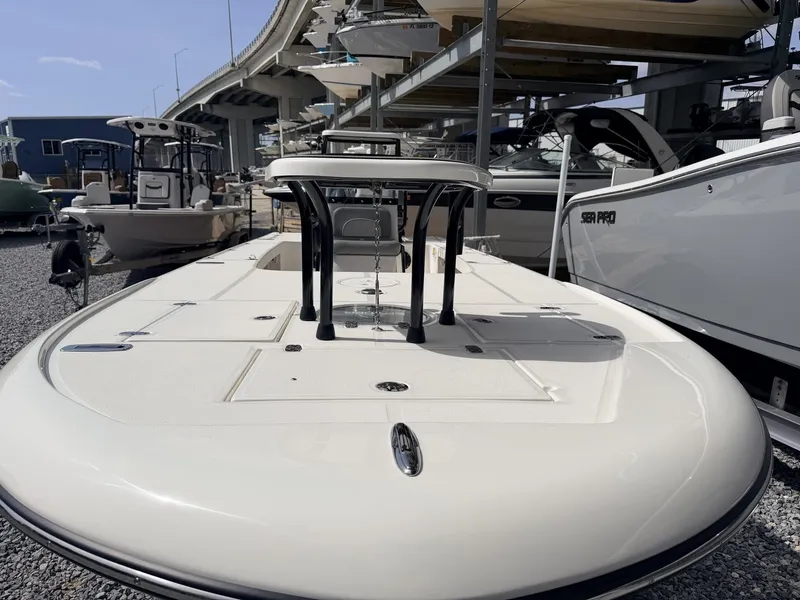 Slide: The Image of 2026 Spyder FX19 Vapor boat on a boatyard. - 3