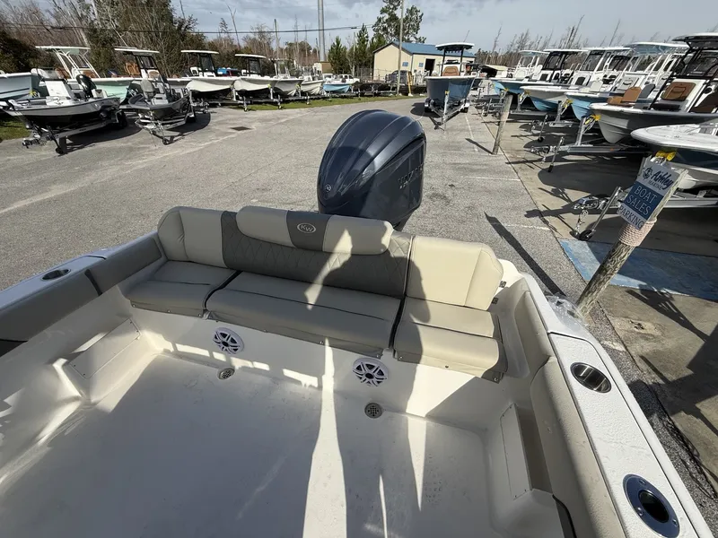 Slide: The Image of Key West 239 FS boat 2026 on a parking lot. - 13
