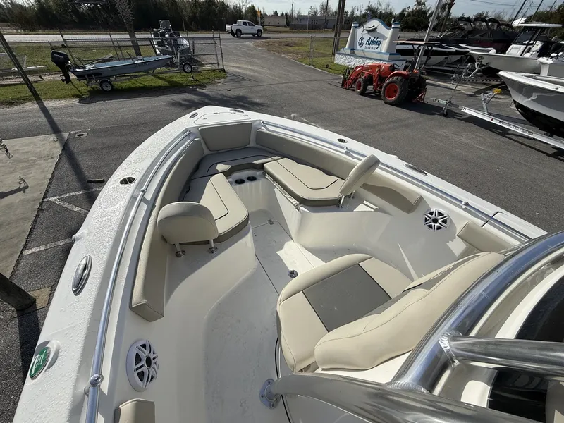 Slide: The Image of Interior view of Key West 239 FS boat, model year 2026. - 3