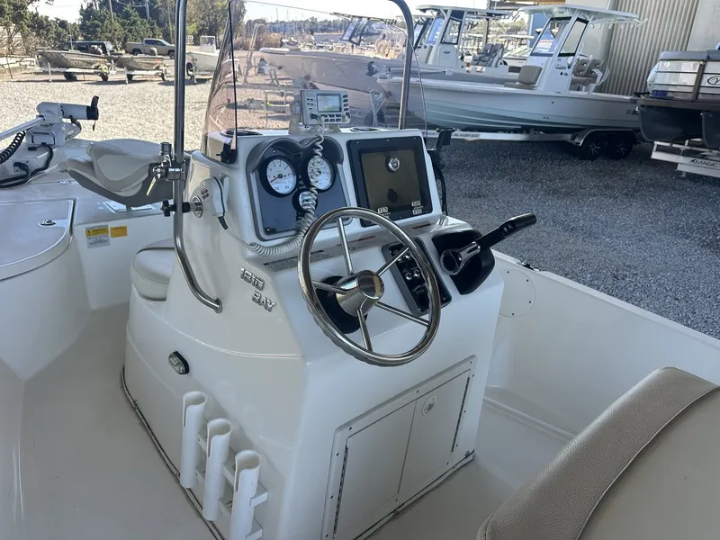 Slide: The Image of Interior view of a 2018 NauticStar 1810 NauticBay boat. - 6