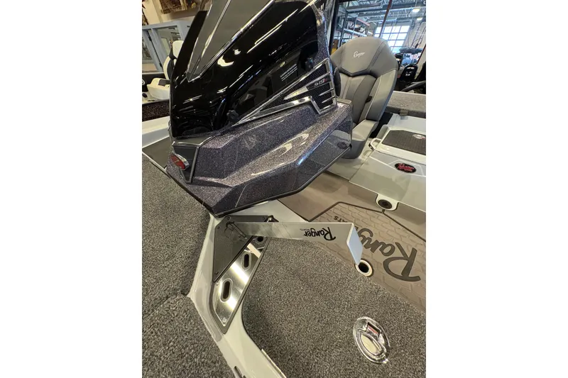 Slide: The Image of 2026 Ranger Z519R boat interior with sleek design and modern features. - 13