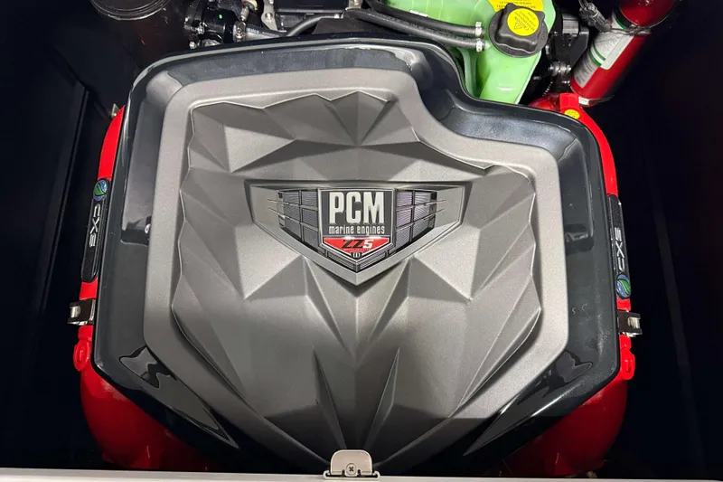 Slide: The Image of Engine of 2026 Nautique Super Air Nautique GS20 with PCM marine engines cover. - 30