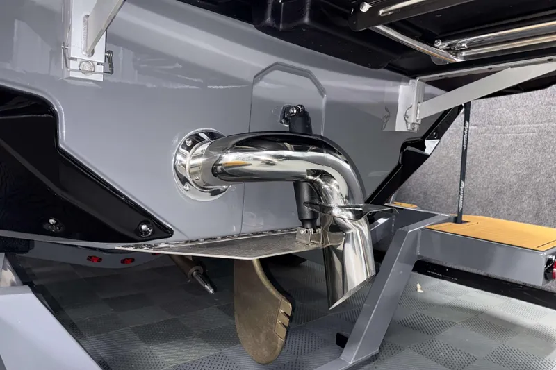Slide: The Image of 2026 Nautique Super Air Nautique GS20 boat exhaust and propeller detail. - 39
