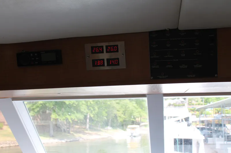 Slide: The Image of Interior view of 1984 Broward CPMY with control instruments. - 50