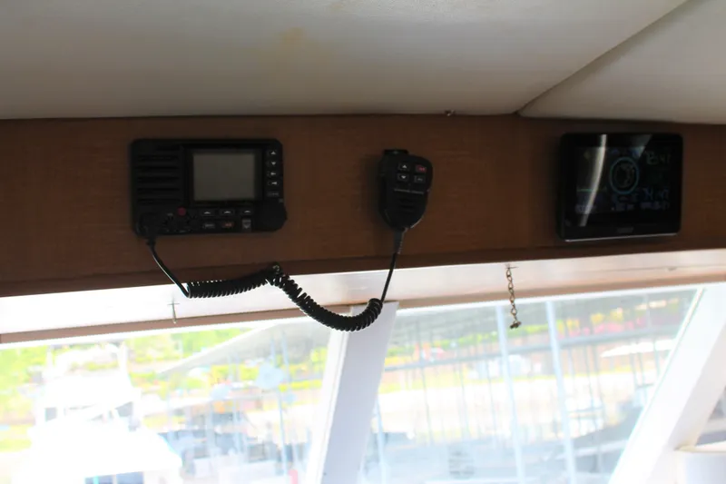 Slide: The Image of Interior view of 1984 Broward CPMY with radio and controls. - 51