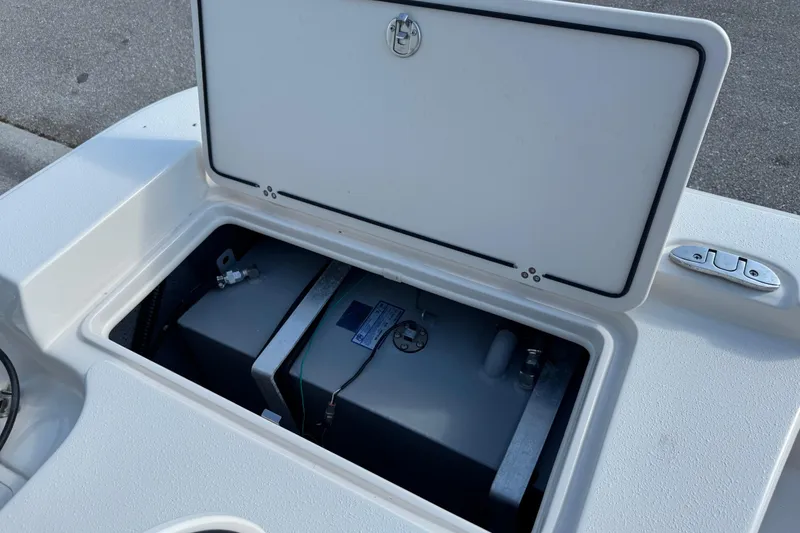 Slide: The Image of 2023 Carolina Skiff 21 SWS fuel tank label, EPA compliant, Florida Marine Tanks. - 69