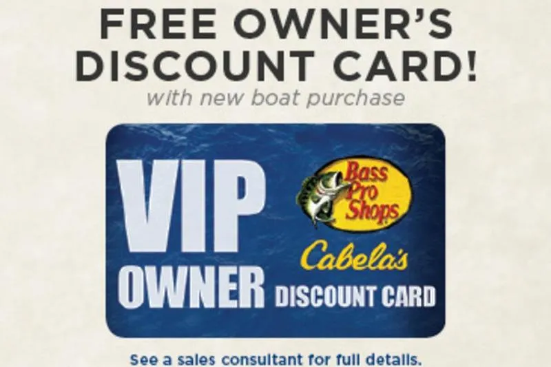 Slide: The Image of Free VIP Owner Discount Card with new Lowe Skorpion SS 2026 boat purchase. - 8