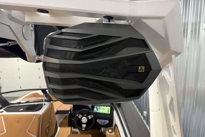 Slide: The Image of 2026 Nautique Super Air Nautique S23 boat speaker system, featuring sleek design and advanced audio technology. - 34
