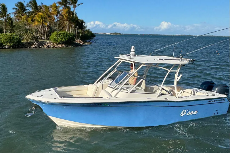 The Image of 2022 Grady-White Freedom 275 boat cruising near tropical island. - 0