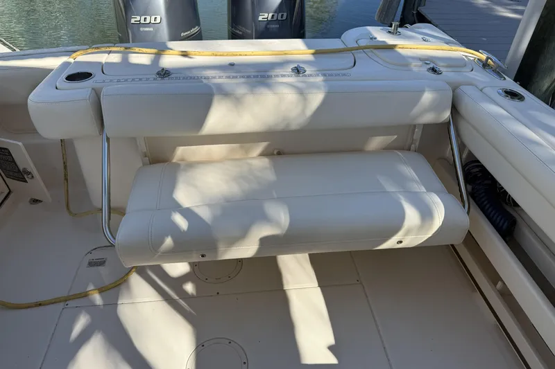 Slide: The Image of Dashboard of 2022 Grady-White Freedom 275 boat with Yamaha display and sonar screen. - 20