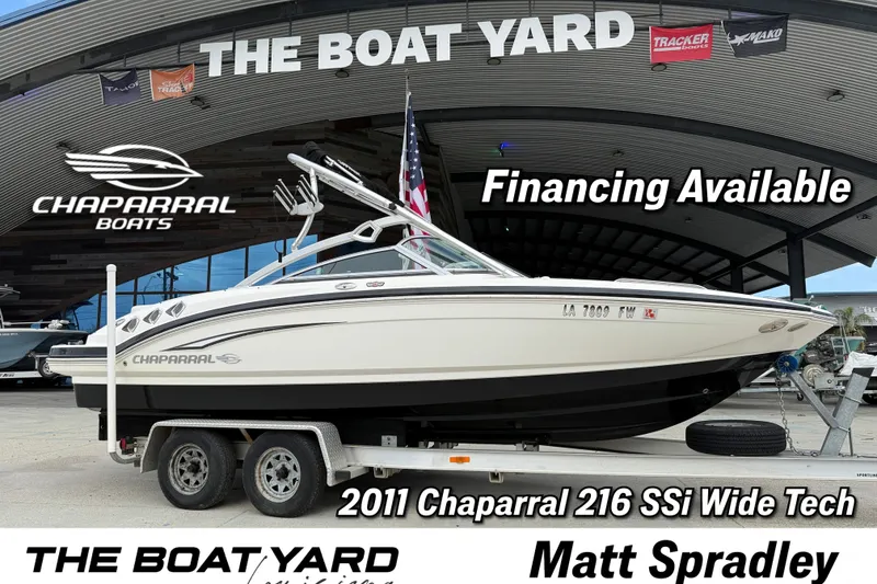 The Image of 2011 Chaparral 216 SSi Wide Tech boat at The Boat Yard, financing available. - 1